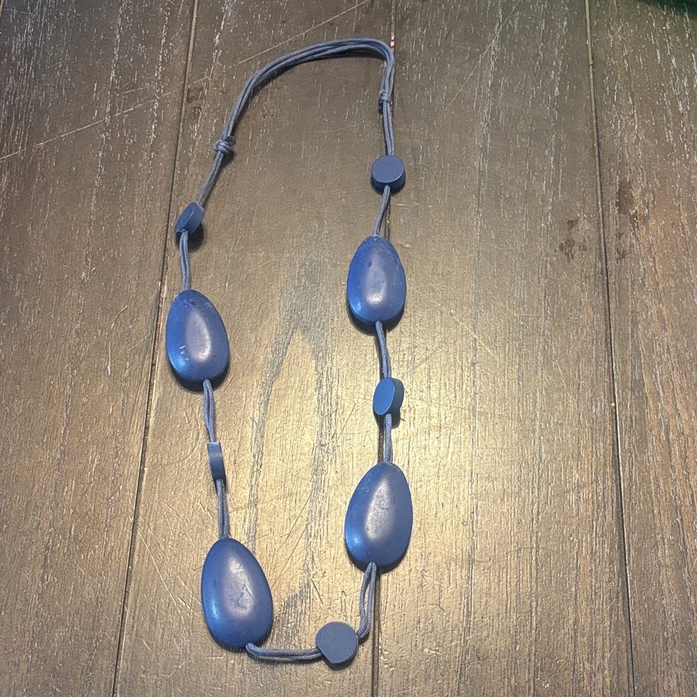 Blue Beaded Necklace